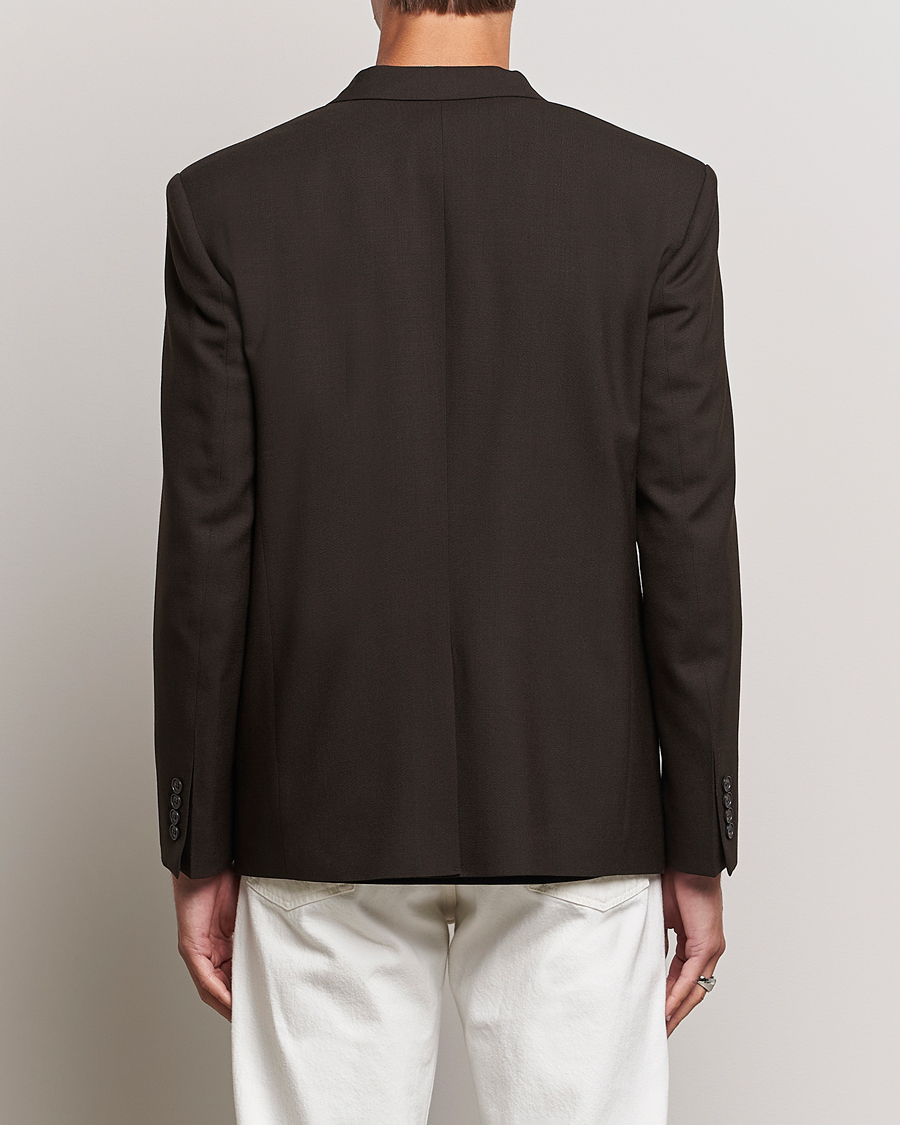 Herre | Blazere & jakker | Filippa K | Boxy Wool Double Breasted Blazer Dark Chocolate