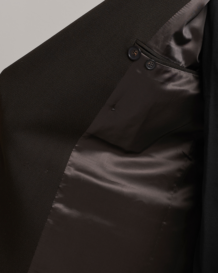 Herre | Blazere & jakker | Filippa K | Boxy Wool Double Breasted Blazer Dark Chocolate