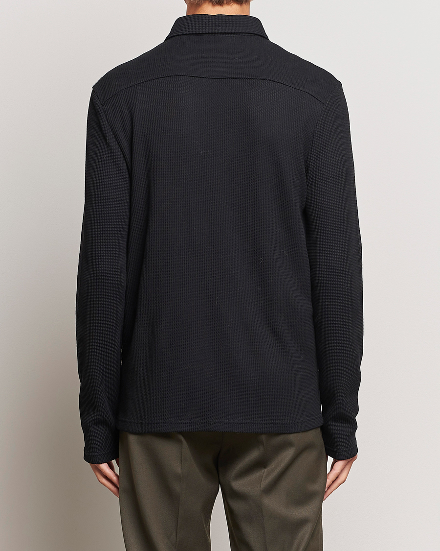 Herre | Skjorter | Filippa K | Waffle Jersey Shirt Black