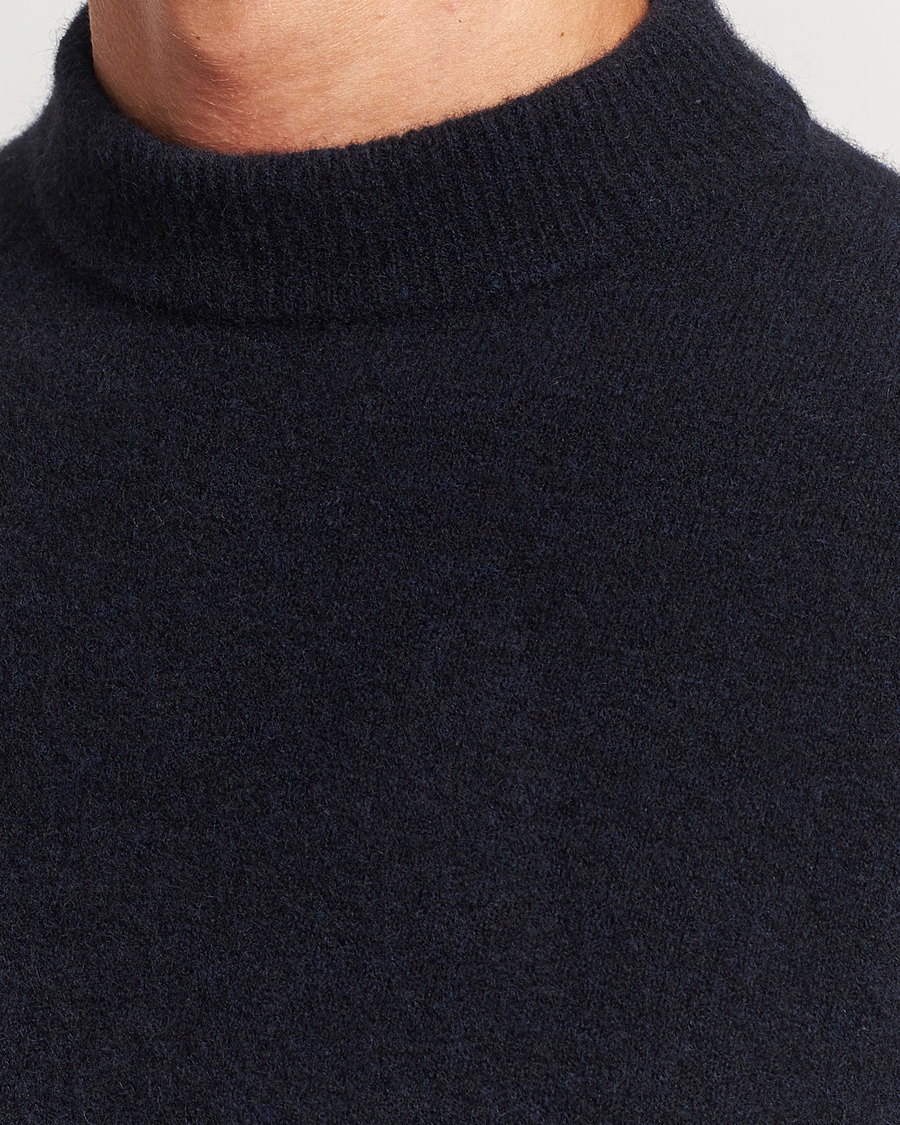 Herre | Trøjer | Filippa K | Johannes Yak Knitted Sweater Dark Navy