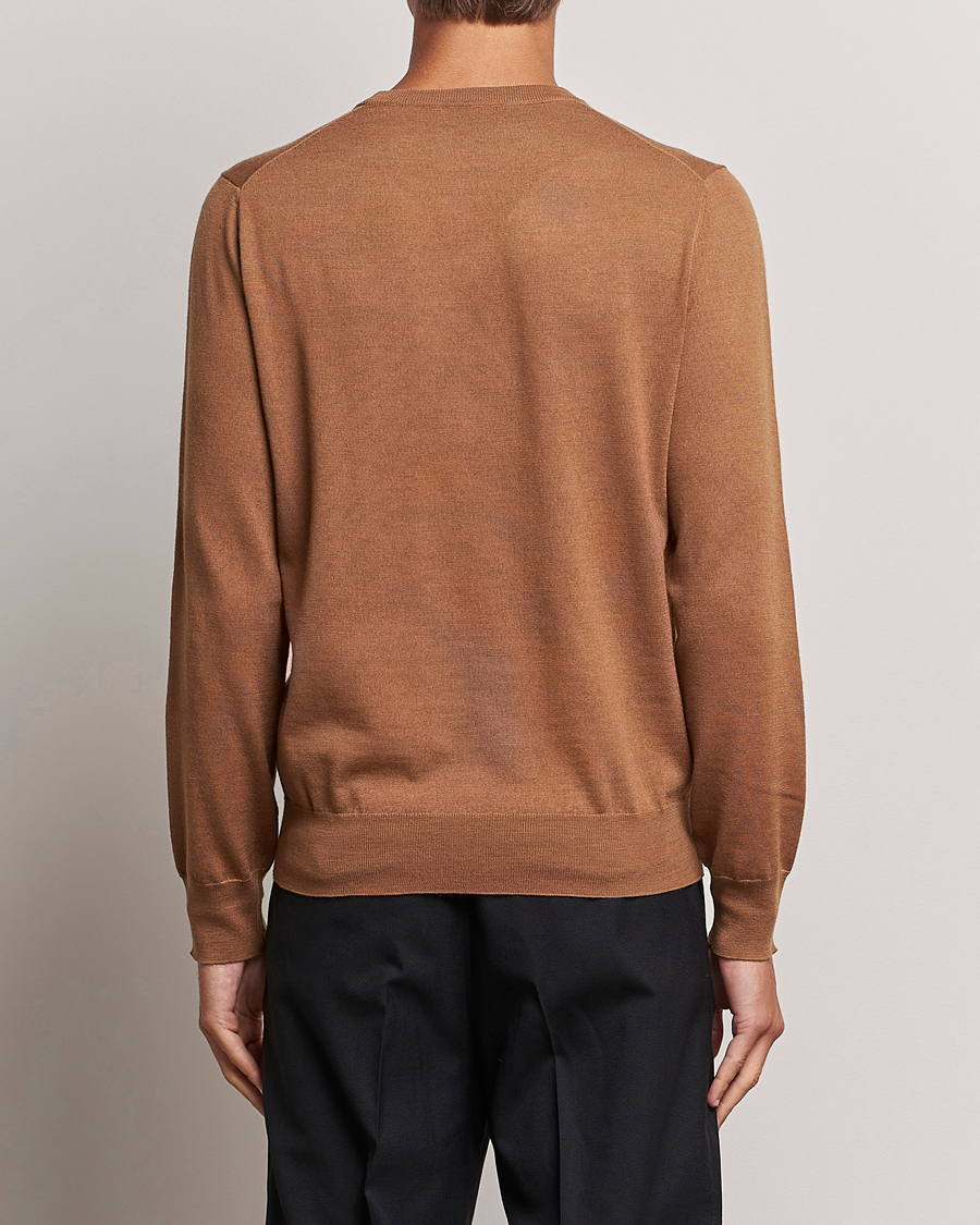 Herre | Trøjer | Filippa K | Merino Round Neck Sweater Camel