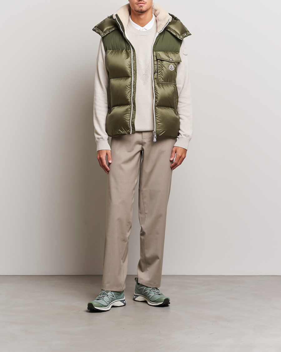 Herre | Jakker | Moncler | Oust Shearling Down Vest Olive