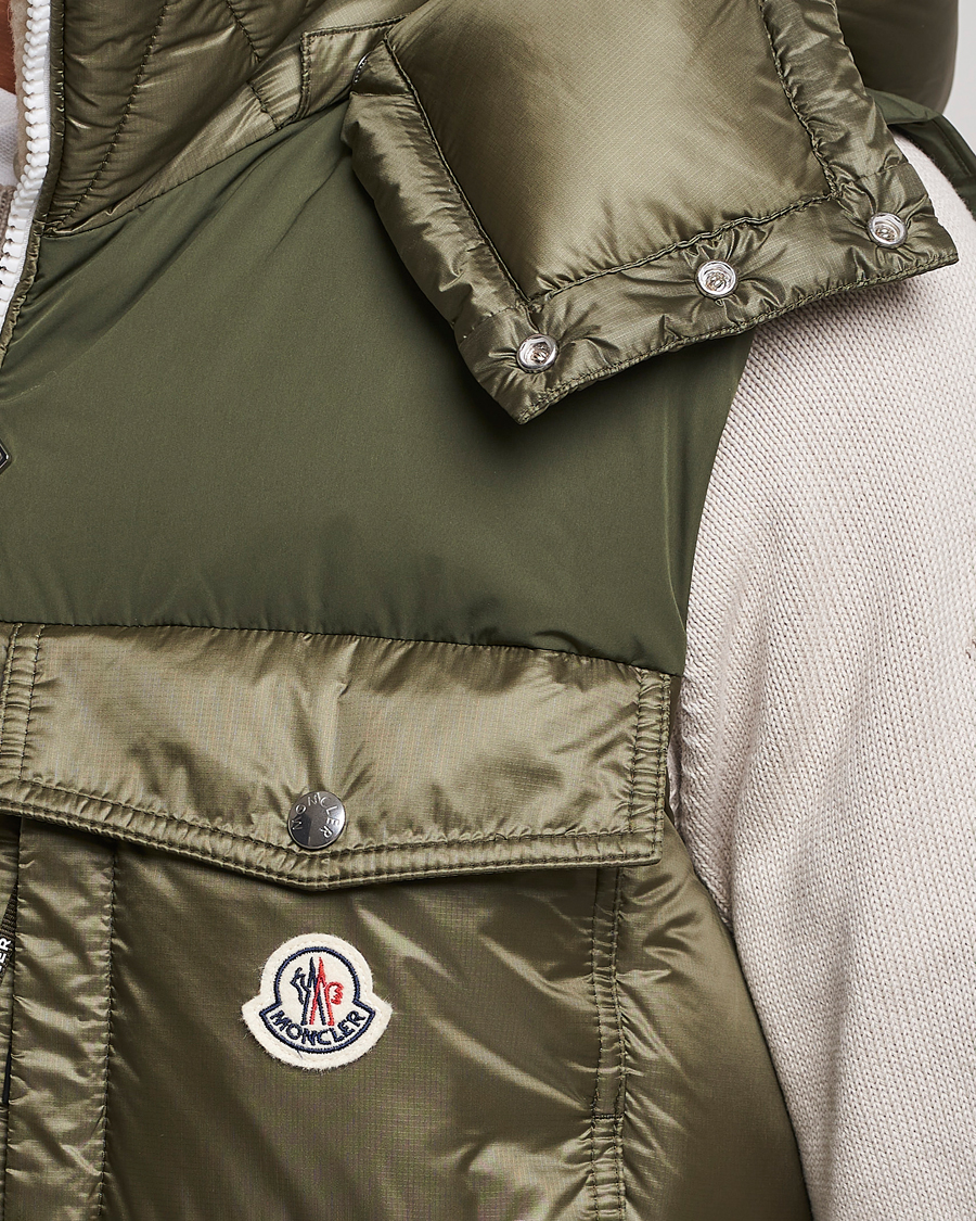 Herre | Jakker | Moncler | Oust Shearling Down Vest Olive