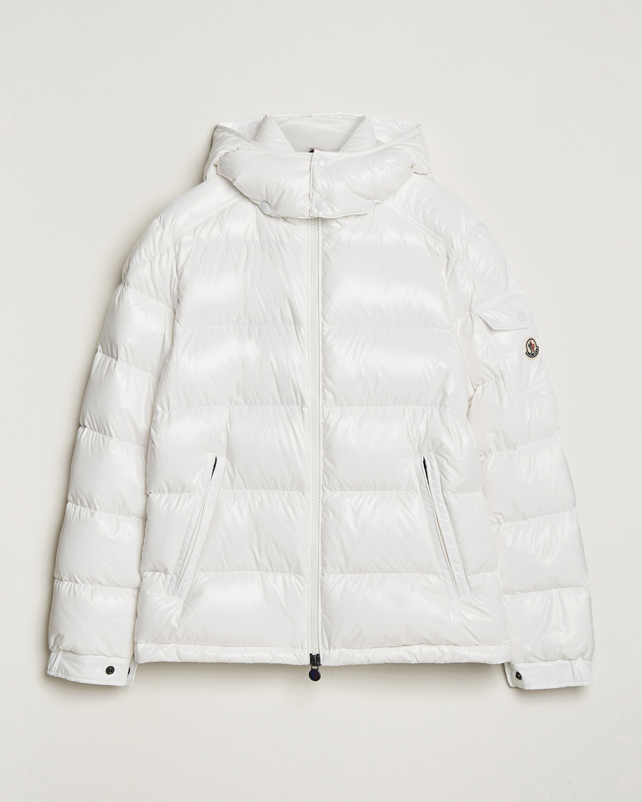 overdrive Folde forord Moncler Maya Down Jacket White - CareOfCarl.dk