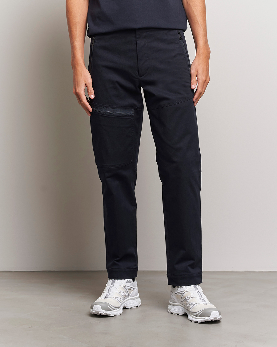 Herre | Bukser | Moncler | Technical Zip Trousers Navy