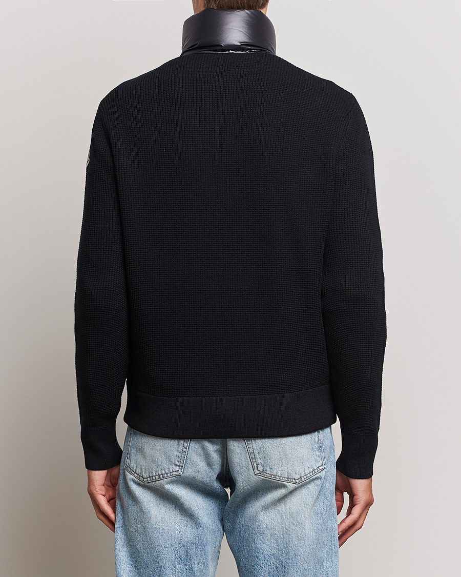 Herre | Trøjer | Moncler | Hybrid Zip Cardigan Black