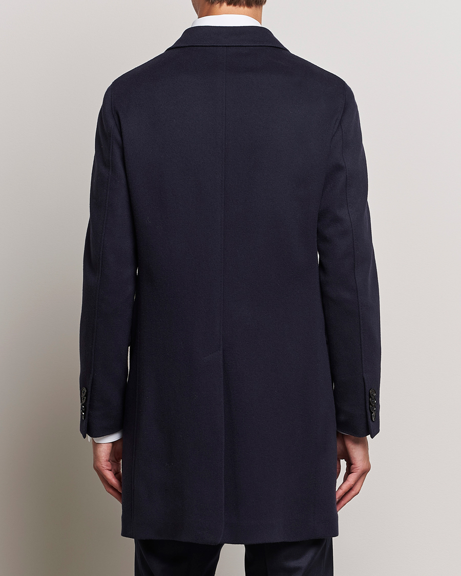Herre | Jakker | Zegna | Wool/Cashmere Double Breasted Coat Navy