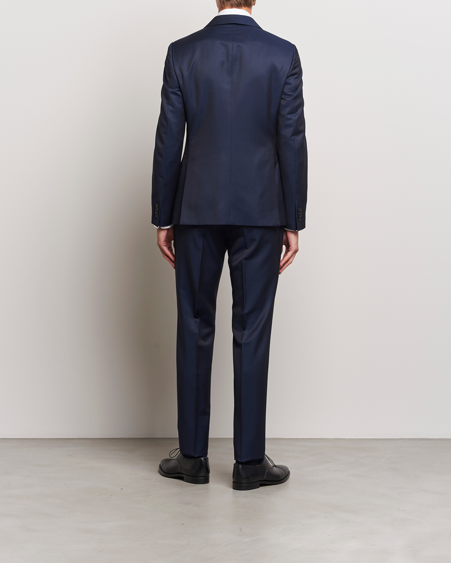 Herre | Jakkesæt | Zegna | Tailored Wool Suit Dark Blue