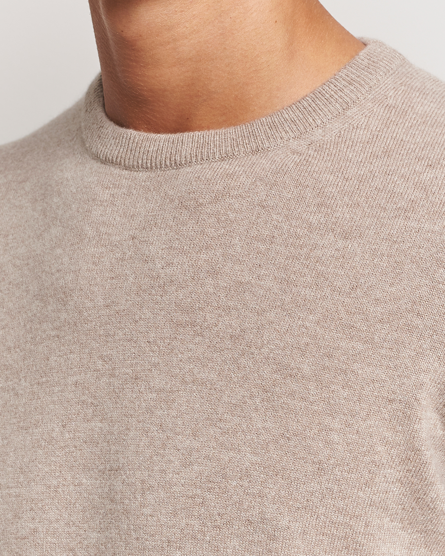 Herre | Trøjer | Zegna | Oasi Cashmere Crew Neck Beige