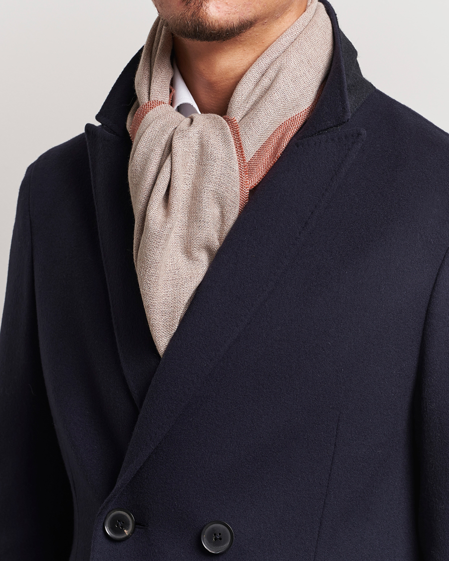 Herre | Zegna | Zegna | Wool/Cashmere Scarf Beige