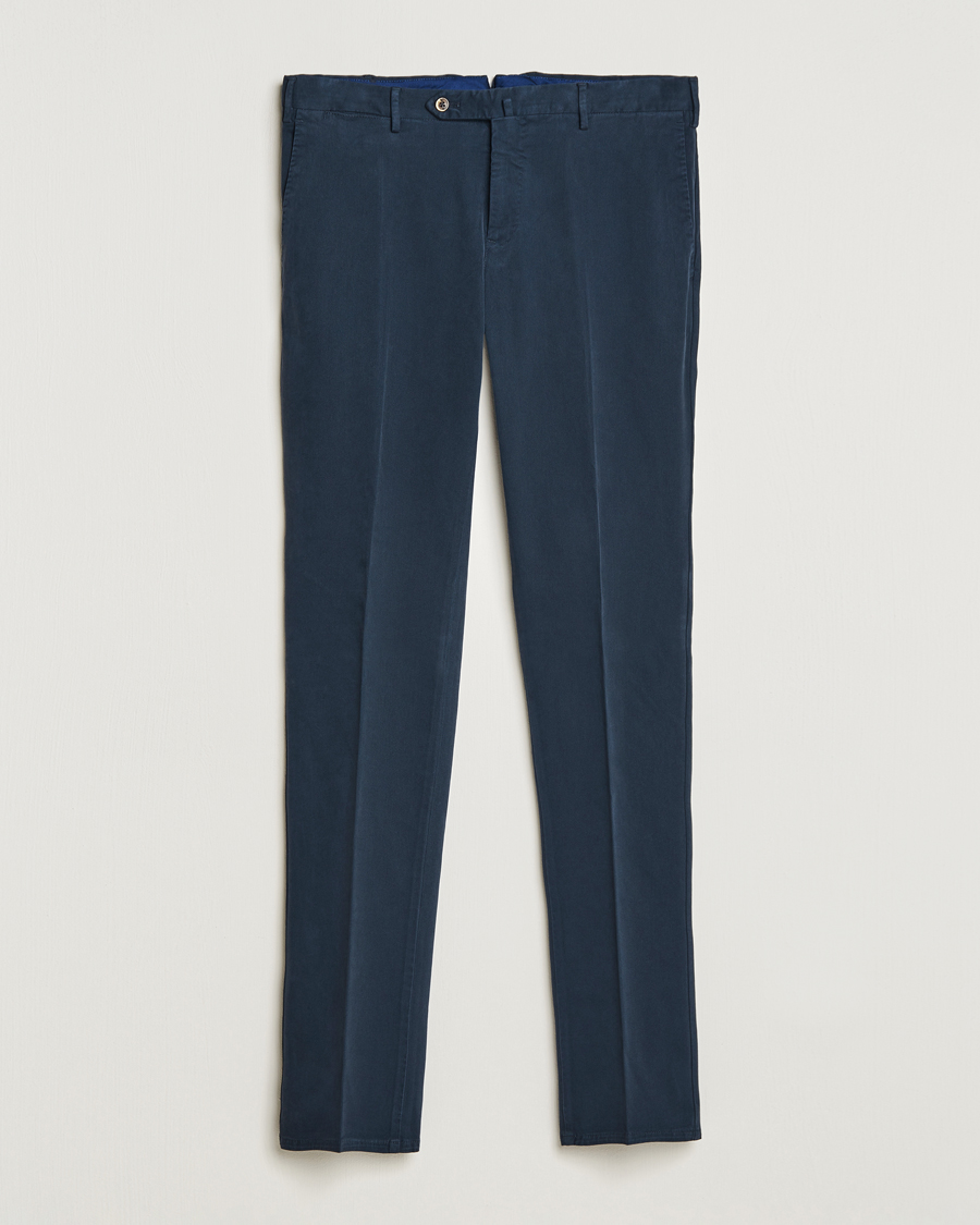Herre | Bukser | PT01 | Slim Fit Cotton Stretch Chinos Navy