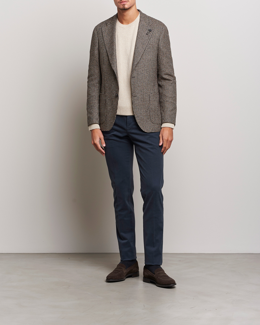 Herre | Bukser | PT01 | Slim Fit Cotton Stretch Chinos Navy