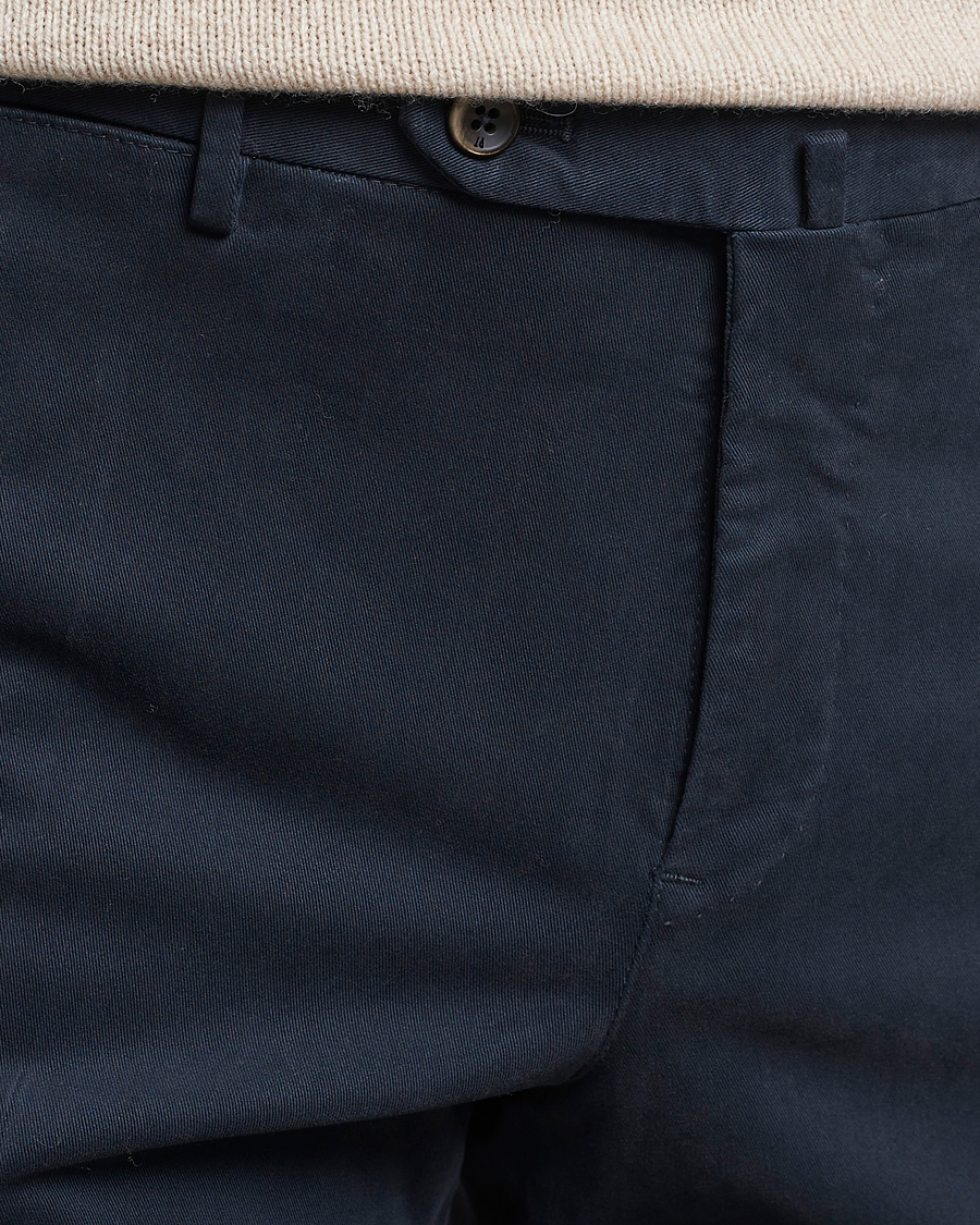 Herre | Bukser | PT01 | Slim Fit Cotton Stretch Chinos Navy