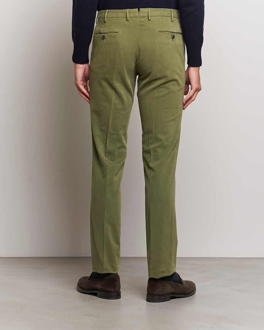 Herre | Bukser | PT01 | Slim Fit Cotton Stretch Chinos Dark Green