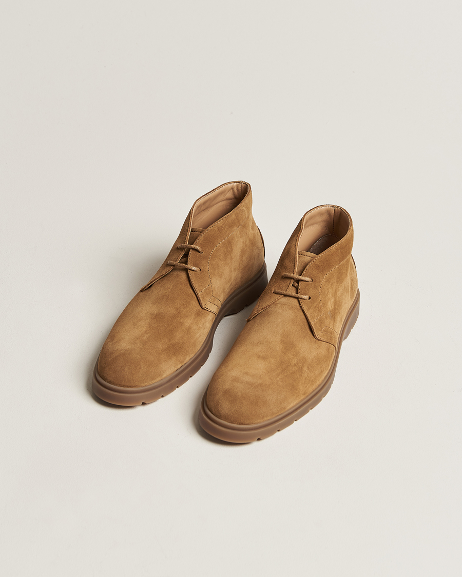 Herre | Håndlavede sko | Tod's | Polacchino Chukka Boots Brown Suede