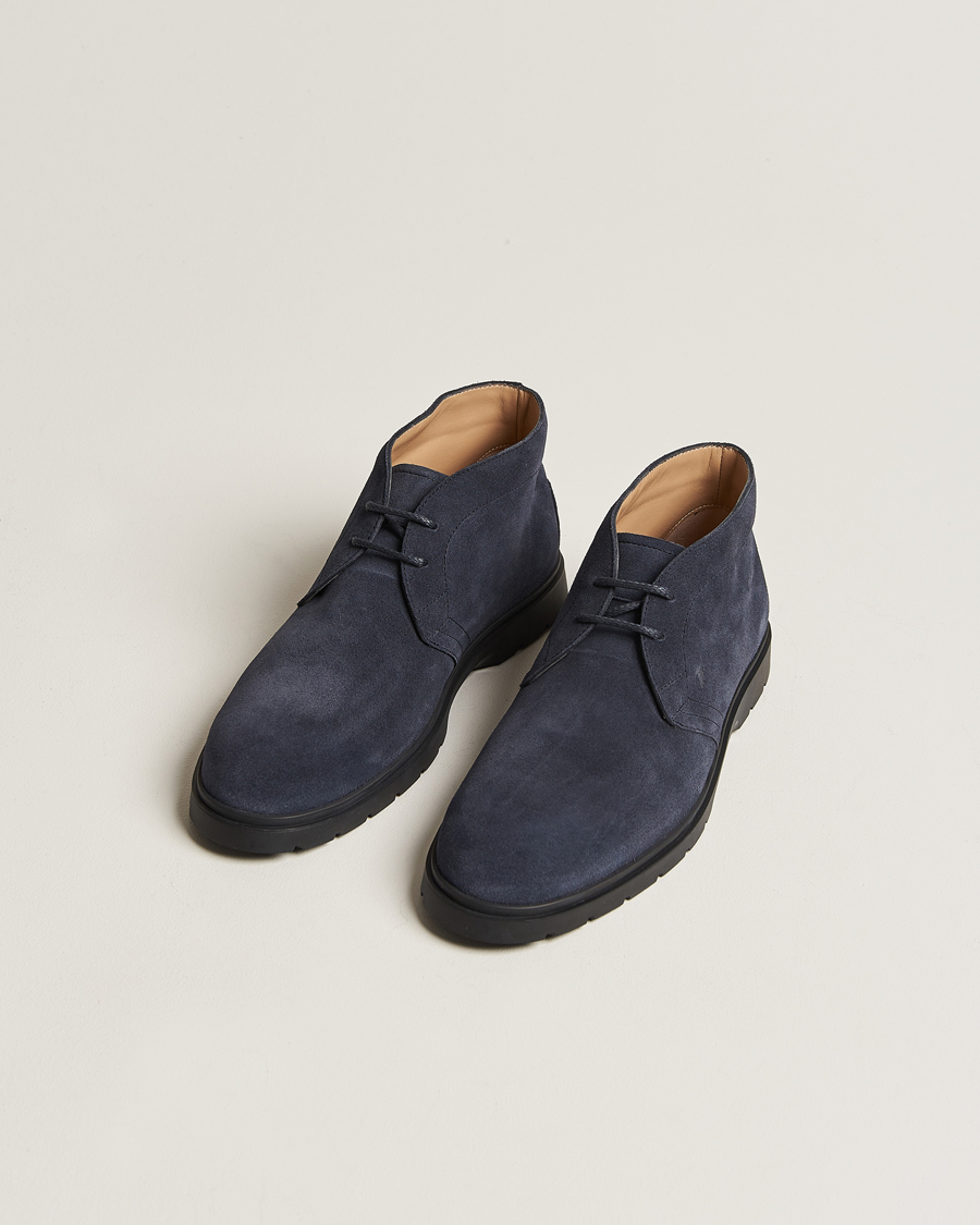 Herre | Tod's Polacchino Chukka Boots Midnight Suede | Tod's | Polacchino Chukka Boots Midnight Suede