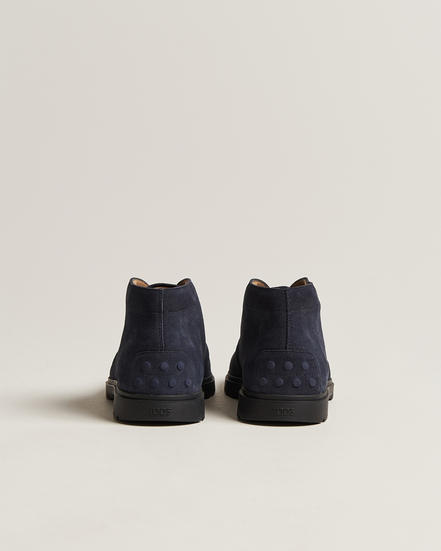 Herre | Tod's Polacchino Chukka Boots Midnight Suede | Tod's | Polacchino Chukka Boots Midnight Suede