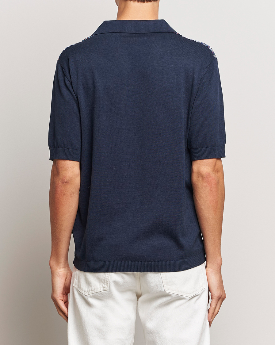 Herre | Polotrøjer | Missoni | Cotton/Silk Polo Navy