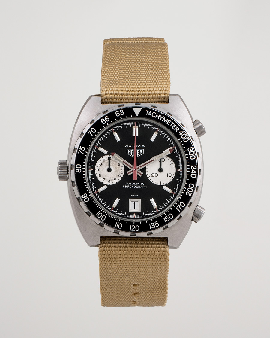 Brugt: | Pre-Owned & Vintage Watches | Heuer Pre-Owned | Autavia 11063 'Viceroy' Tachymeter Steel Black