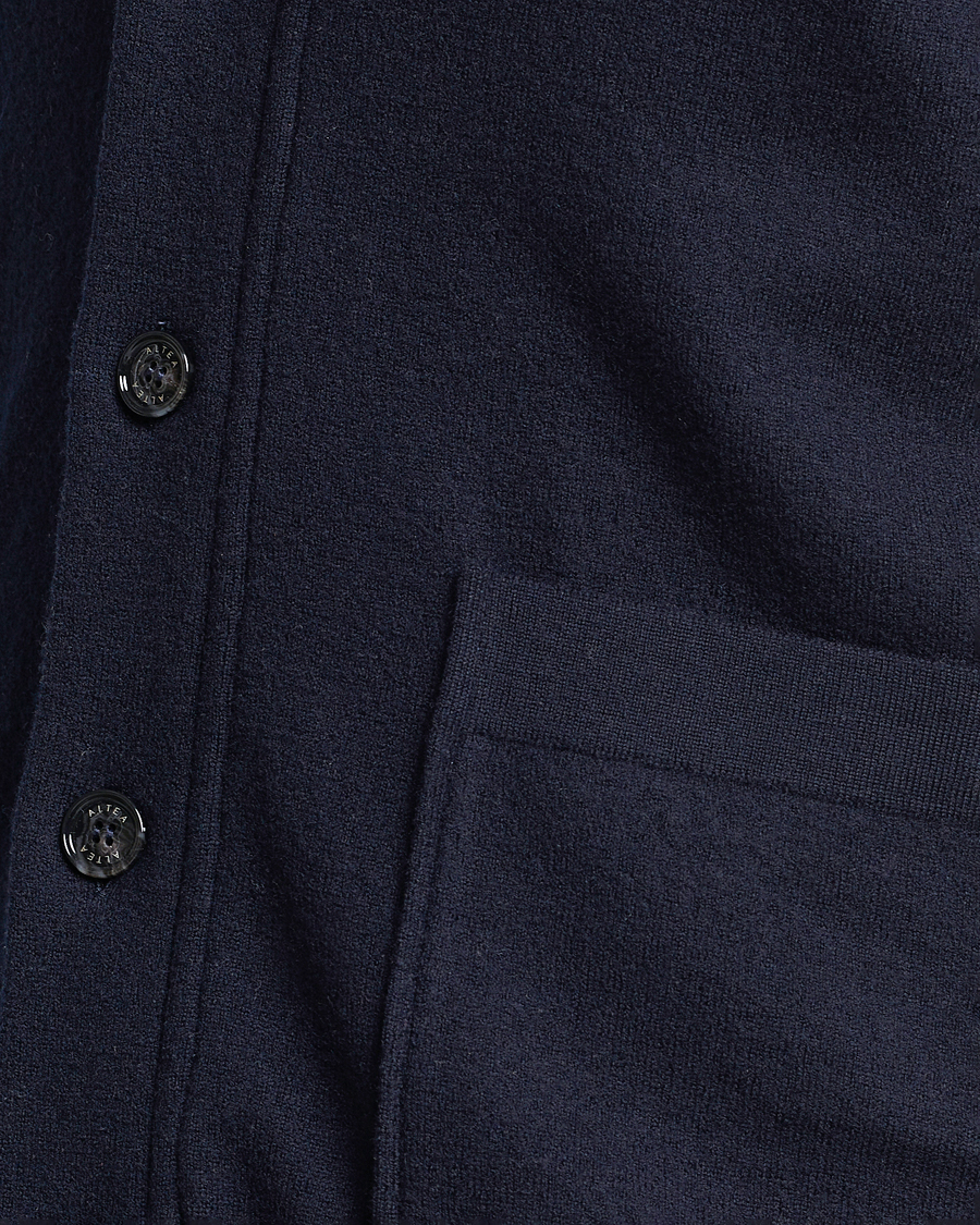 Herre | Trøjer | Altea | Wool Chore Jacket Navy