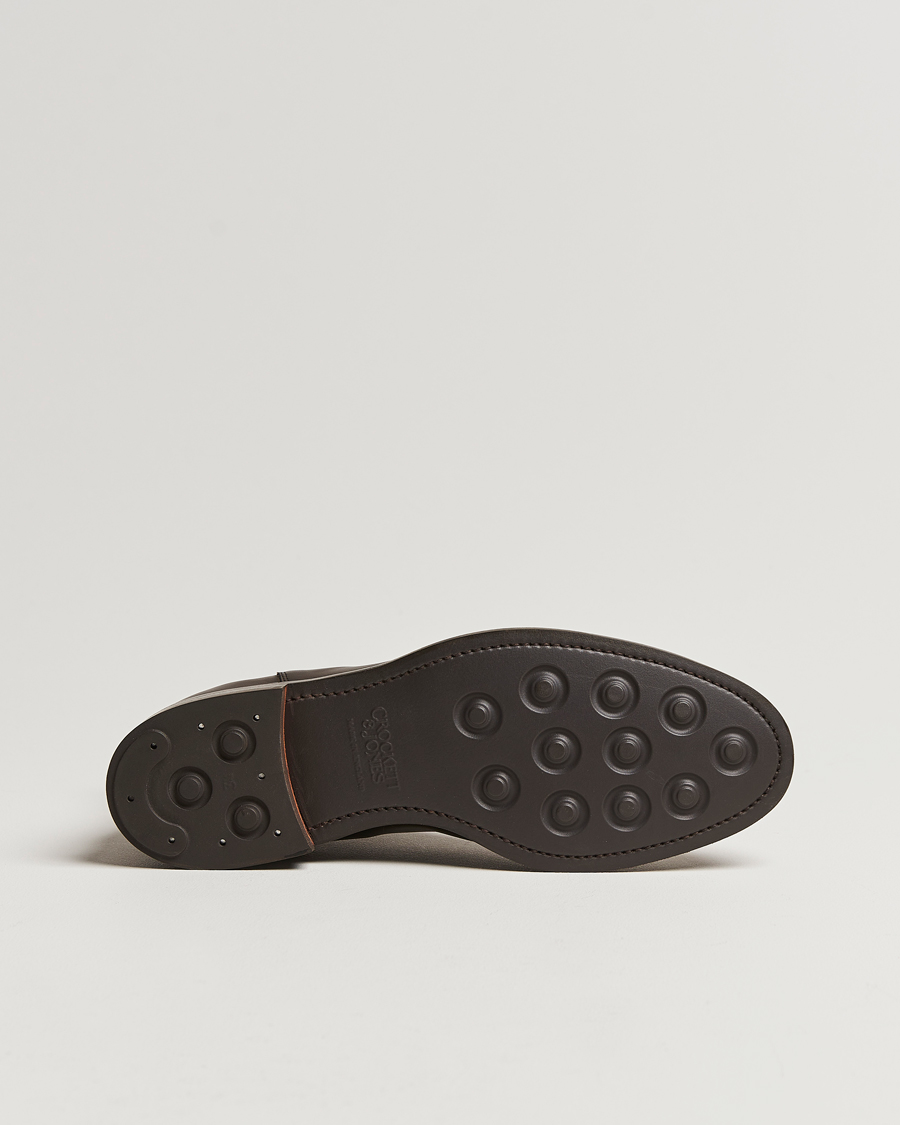 Herre | Støvler | Crockett & Jones | Chelsea 5 Dk Brown Wax Calf