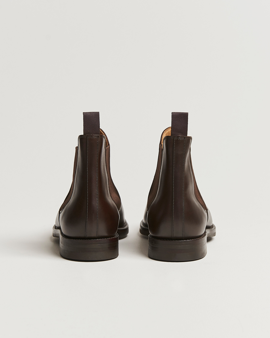 Herre | Støvler | Crockett & Jones | Chelsea 5 Dk Brown Wax Calf