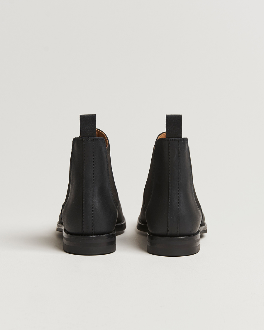 Herre | Støvler | Crockett & Jones | Chelsea 5 Black Rough-Out Suede