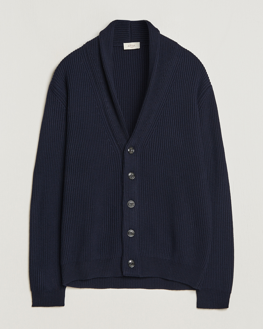 Herre | Trøjer | Altea | Shawl Collar Cardigan Navy
