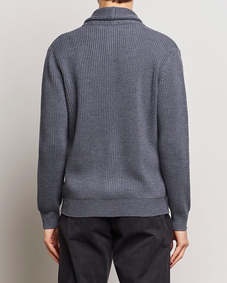 Herre | Trøjer | Altea | Shawl Collar Cardigan Charcoal
