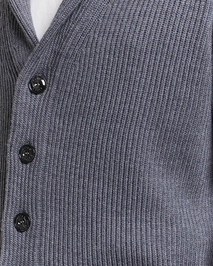 Herre | Trøjer | Altea | Shawl Collar Cardigan Charcoal