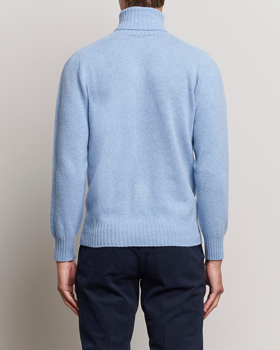 Herre | Trøjer | Altea | Wool/Cashmere Crew Neck Rollneck Light Blue