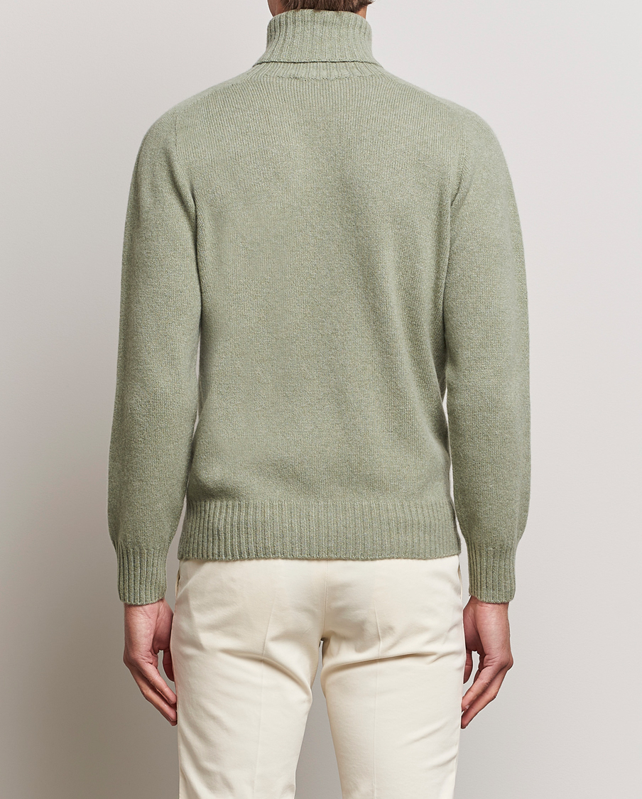 Herre | Trøjer | Altea | Wool/Cashmere Crew Neck Rollneck Sage