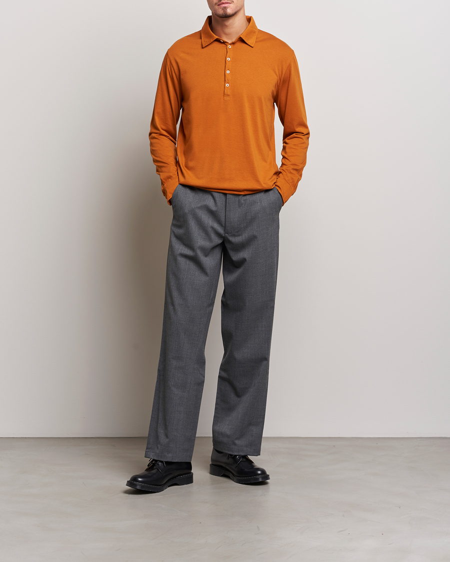 Herre | Trøjer | Massimo Alba | Ischia Cotton/Cashmere Polo Brick