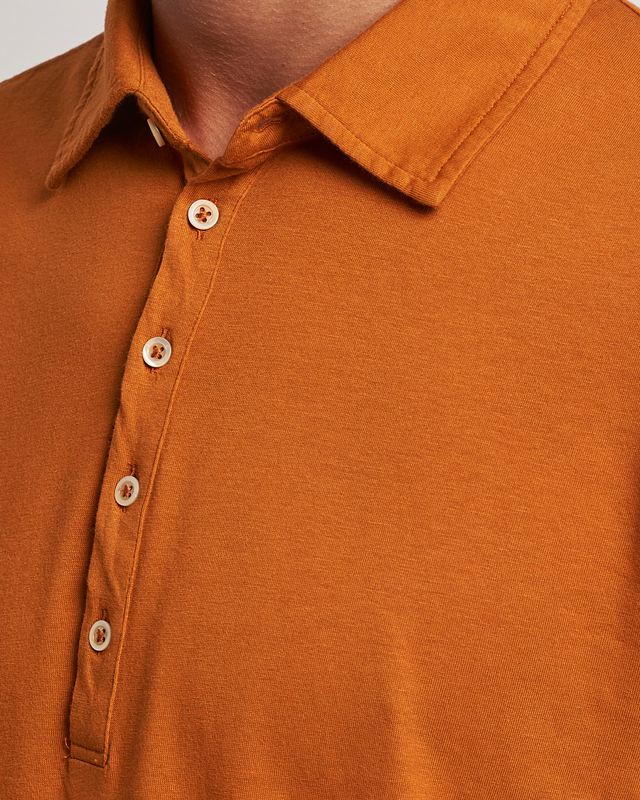 Herre | Trøjer | Massimo Alba | Ischia Cotton/Cashmere Polo Brick