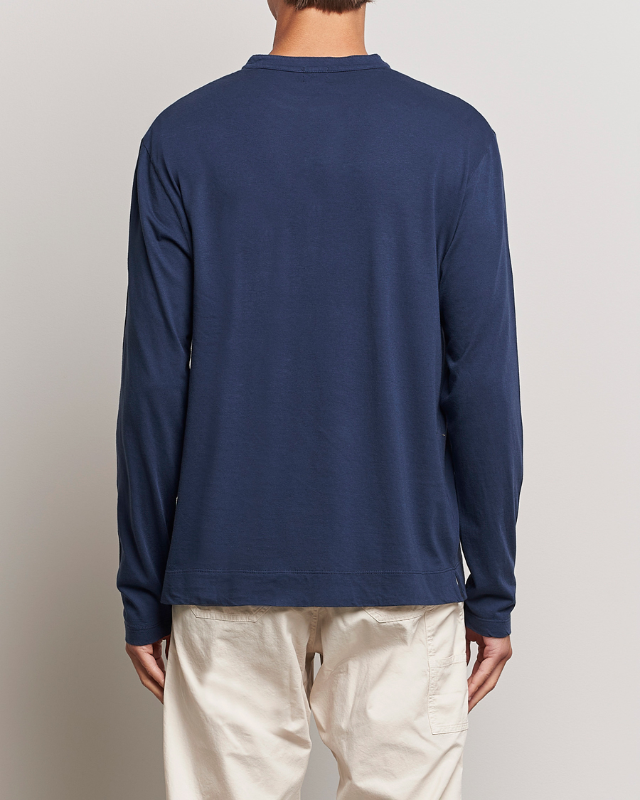Herre | Trøjer | Massimo Alba | Hawai Cotton/Cashmere Henley Navy