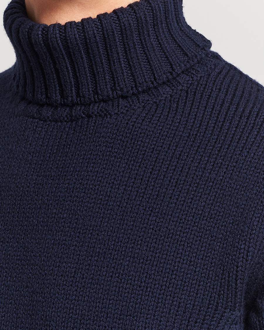 Herre | Trøjer | Massimo Alba | Karl Knit Rollneck Navy