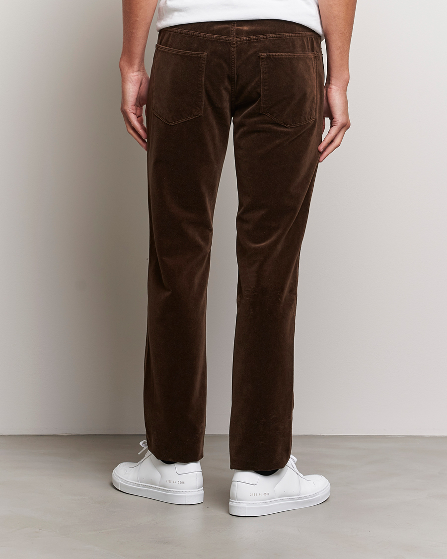 Herre | Bukser | Massimo Alba | Regular Fit Velvet 5-Pocket Pants Chestnut