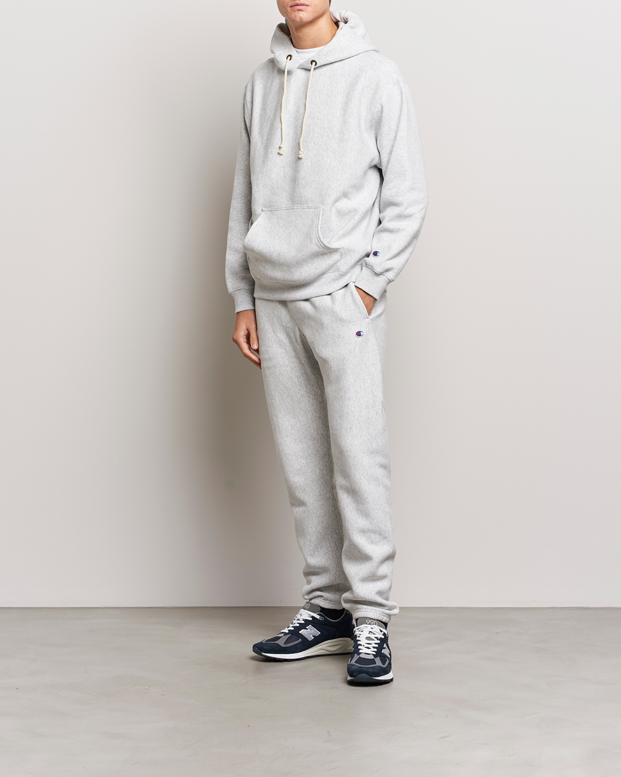 Herre | Trøjer | Champion | Reverse Weave Soft Fleece Hoodie Grey Melange
