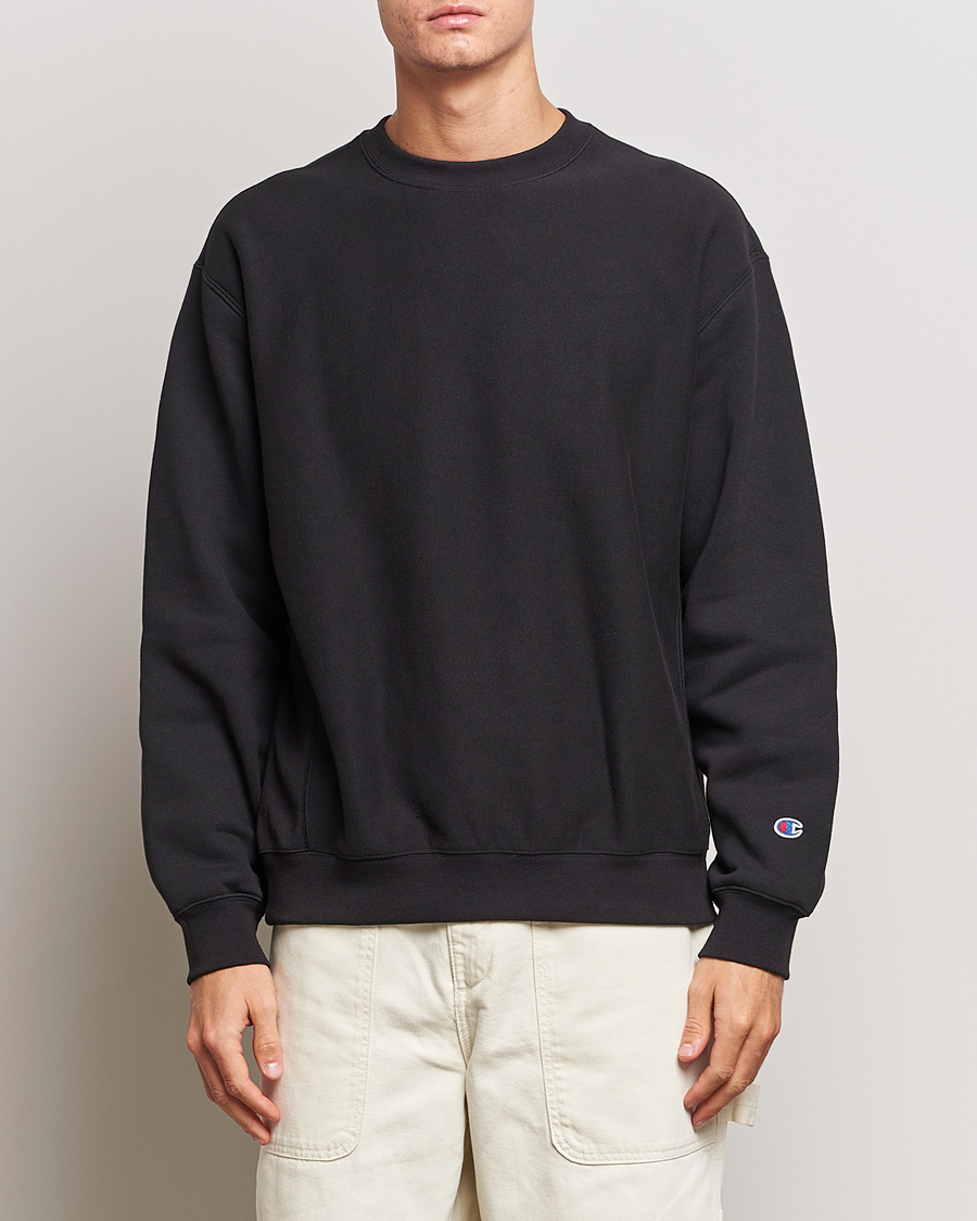 Herre | Tøj | Champion | Reverse Weave Soft Fleece Sweatshirt Black Beauty