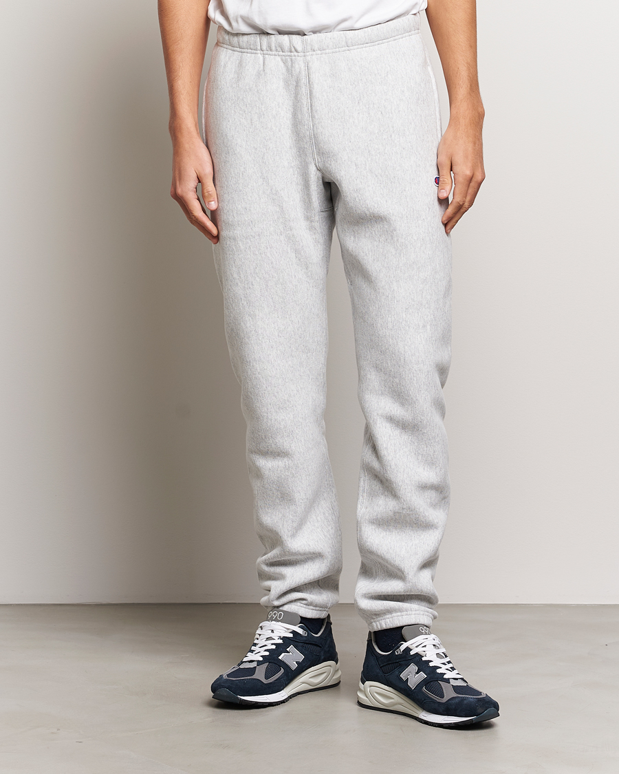 Herre | Tøj | Champion | Reverse Weave Soft Fleece Sweatpants Grey Melange