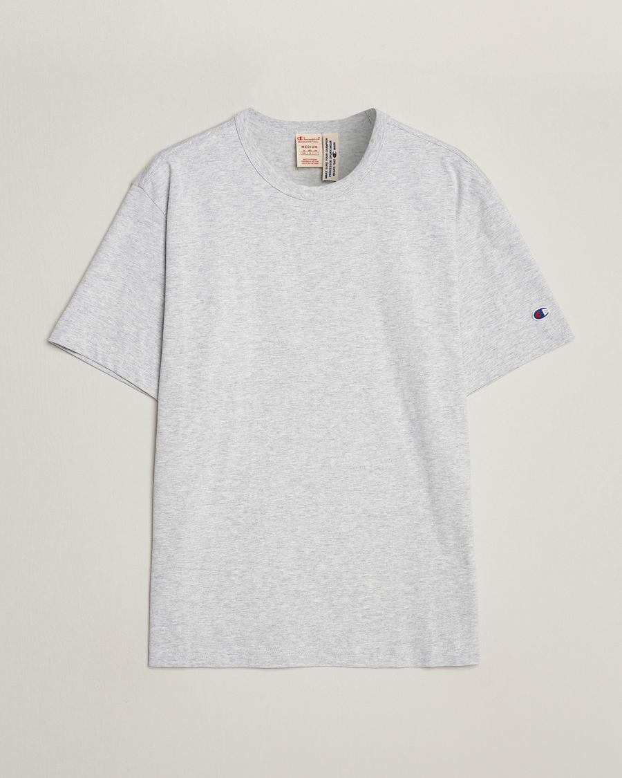 Herre |  | Champion | Jersey Crew Neck T-shirt Grey Melange