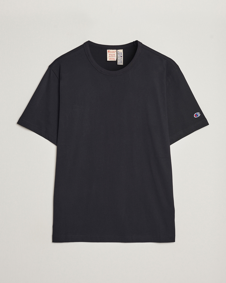 Herre | T-Shirts | Champion | Jersey Crew Neck T-shirt Black Beauty