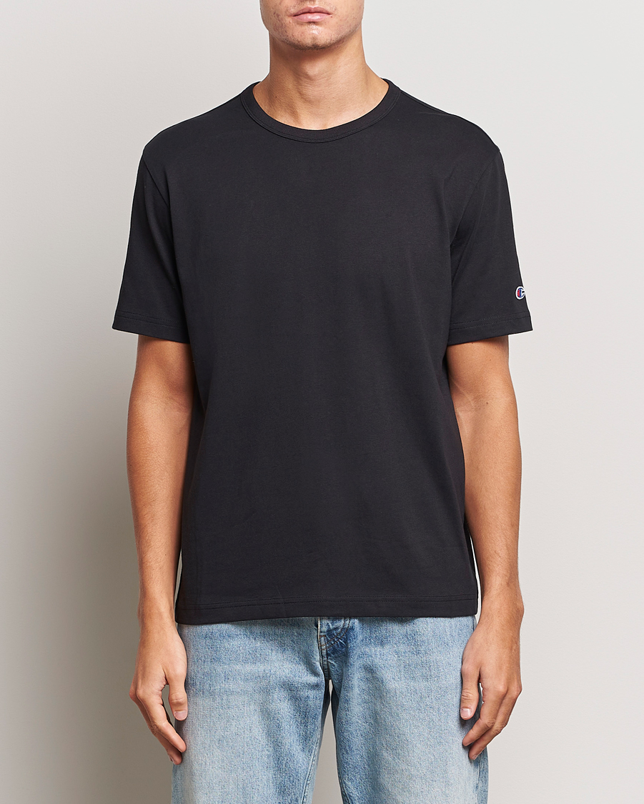 Herre | Sorte t-shirts | Champion | Jersey Crew Neck T-shirt Black Beauty