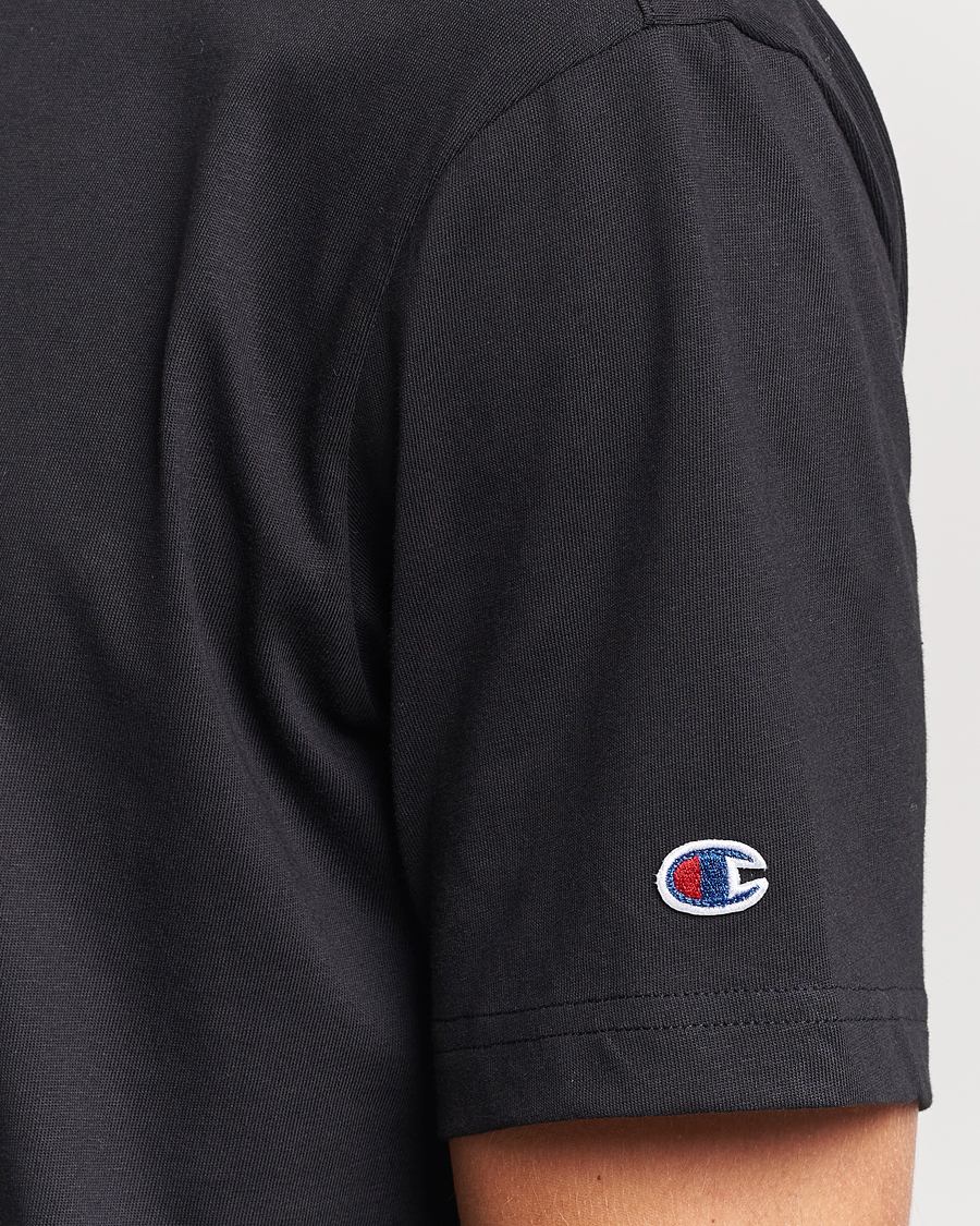 Herre | T-Shirts | Champion | Jersey Crew Neck T-shirt Black Beauty