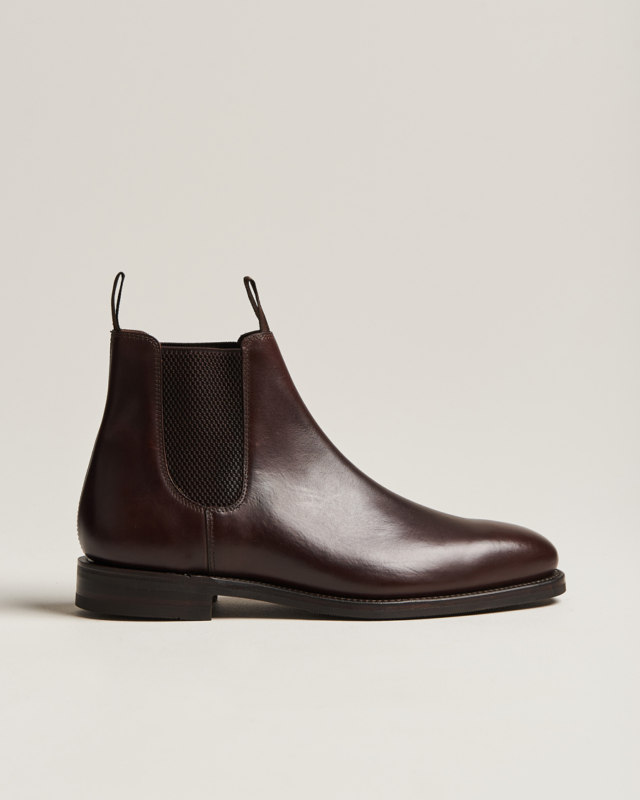 Herre | Støvler | Loake 1880 | Emsworth Chelsea Boot Dark Brown Leather