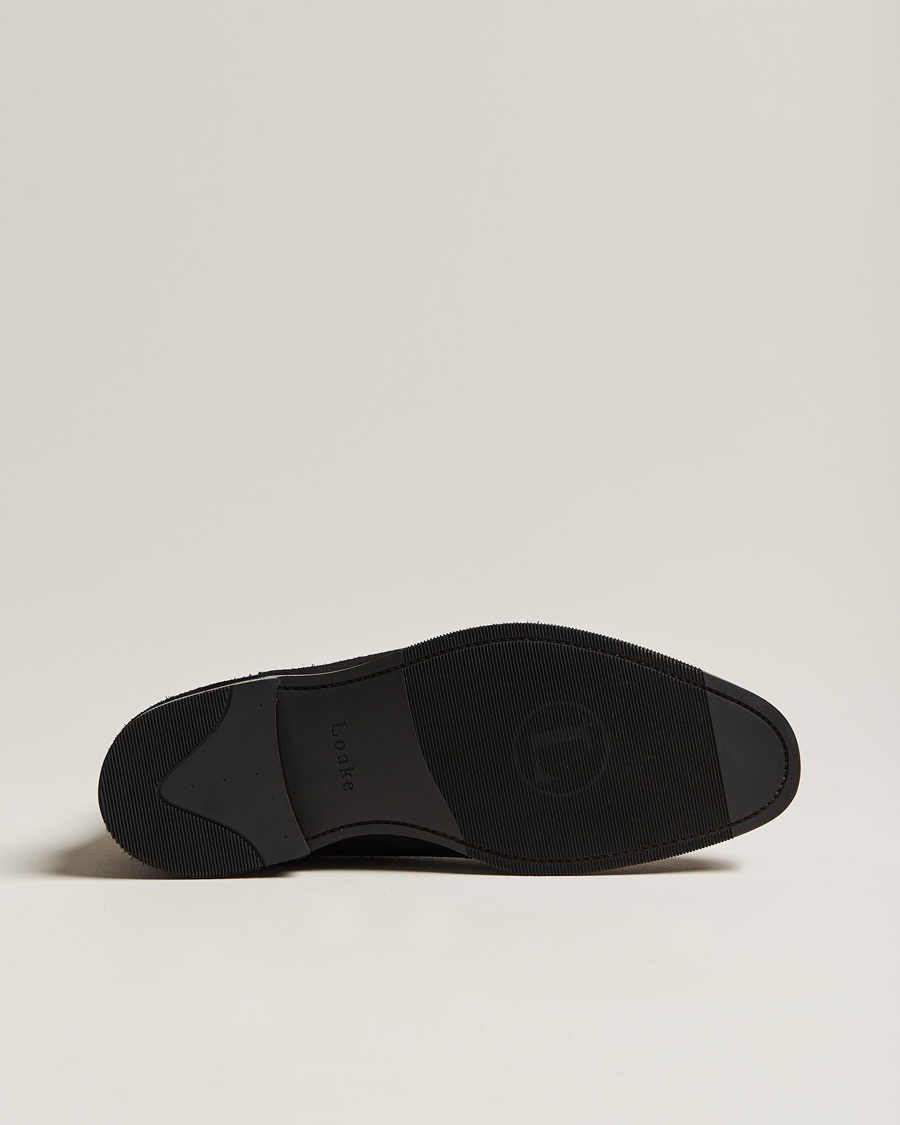 Herre | Loake 1880 Emsworth Chelsea Boot Black Suede | Loake 1880 | Emsworth Chelsea Boot Black Suede