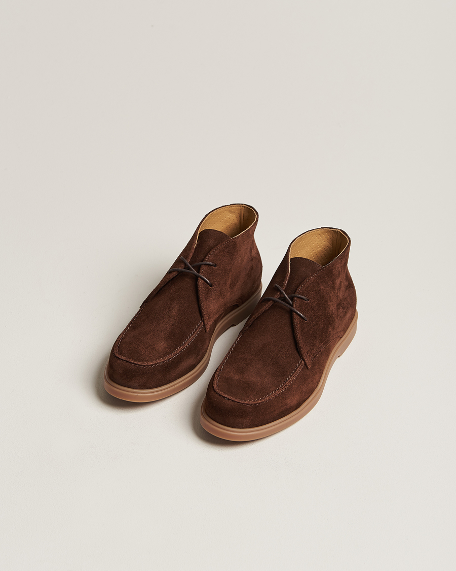 Herre | Håndlavede sko | Loake 1880 | Amalfi Suede Chukka Boot Chocolate