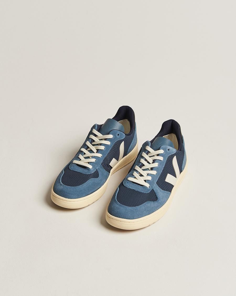 Herre | Veja V-10 Ripstop Leather Sneaker Nautico Pierre | Veja | V-10 Ripstop Leather Sneaker Nautico Pierre