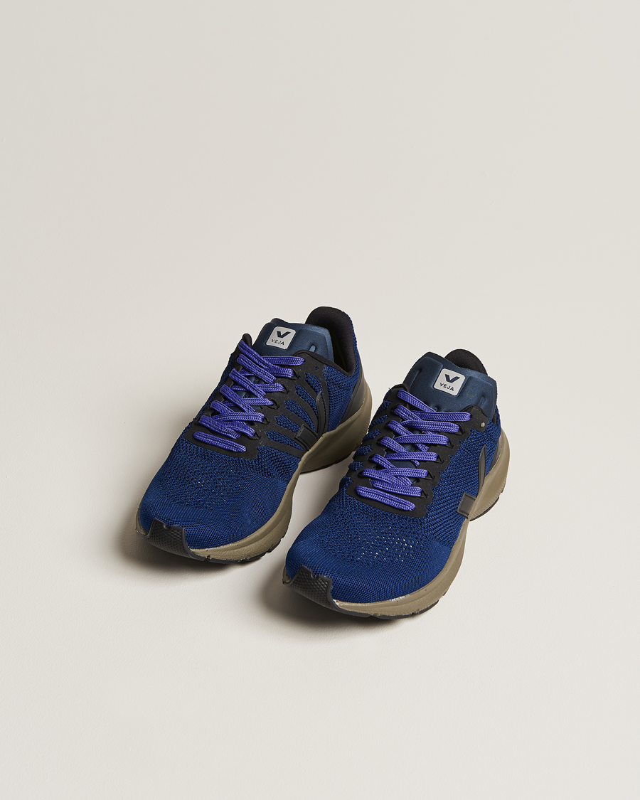 Herre | Veja Running Marlin Vegan V-Knit Running Sneaker Nil Black | Veja Running | Marlin Vegan V-Knit Running Sneaker Nil Black