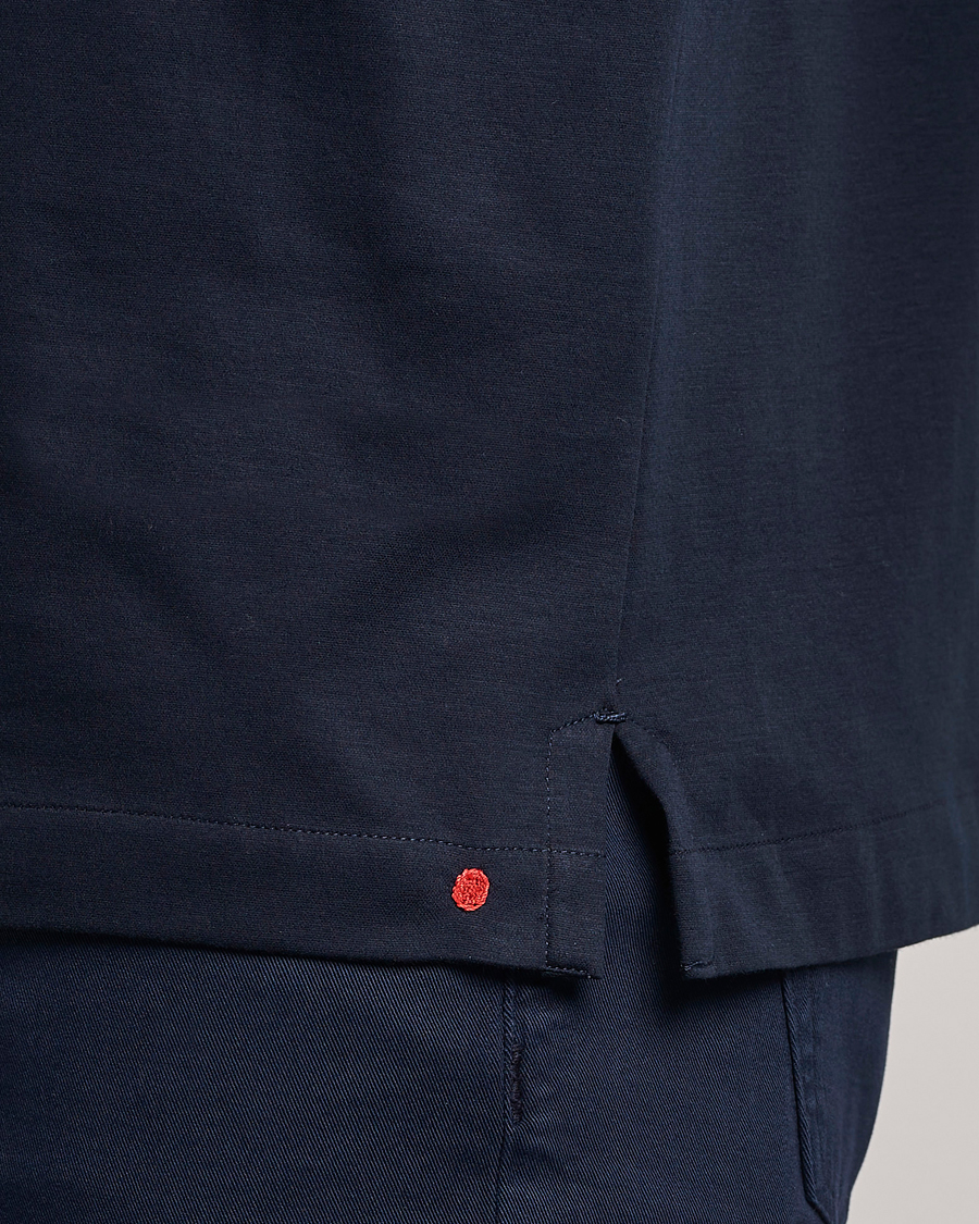 Herre | Skjorter | Kiton | Popover Shirt Navy